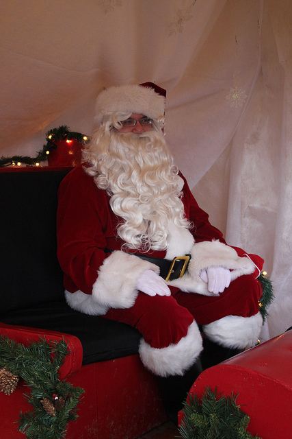 Santa at the farm